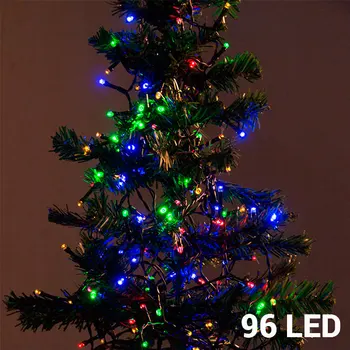 

Multi-coloured Christmas Lights (96 LED)