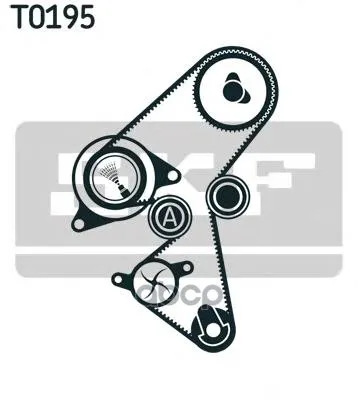 Комплект Ремня Грм Ford/Citroen/Peugeot/Volvo 1.5d/1.6d 09- Skf Vkma03316 Skf арт. VKMA03316