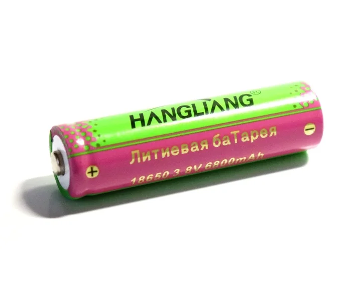 Battery Li-ion 18650 Hangliang 2600 mAh 4.2 V(Green