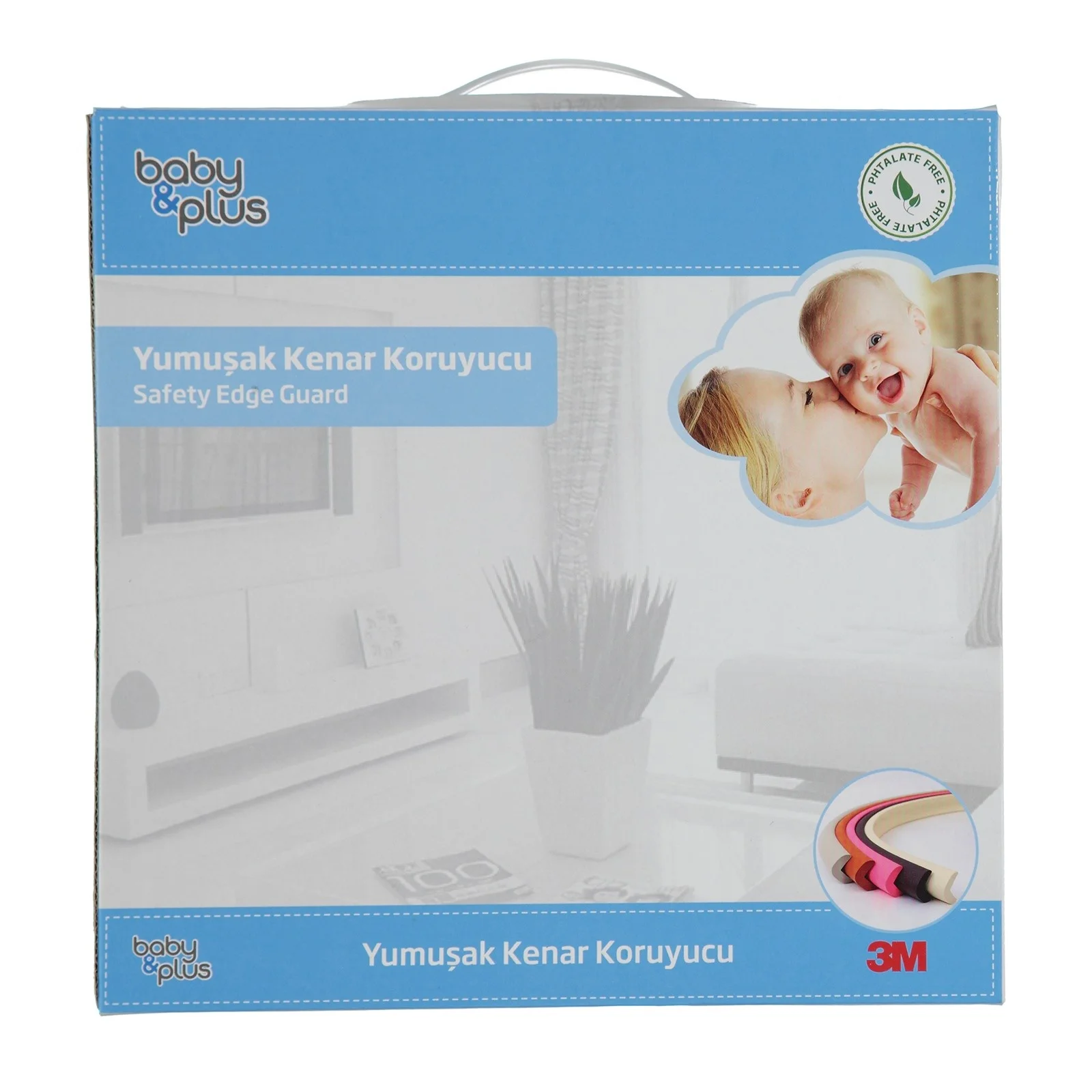 Ebebek baby& plus мягкая защитная кромка 23x23x20 см