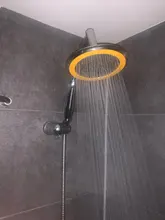 Cabezal de ducha con ahorro de agua, ducha de mano grande de 6 pulgadas, ducha de lluvia de baño de alta presión, cabezal de ducha de SPA