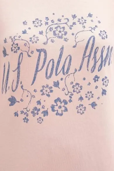 U.S. POLO ASSN. Розовый пижамный комплект