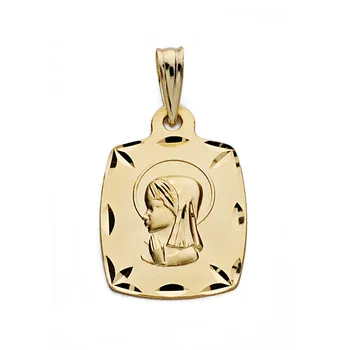 

Medal 9k gold 19mm. Rectangular [AA0690GR] -Customizable-RECORDING INCLUDED IN THE PRICE