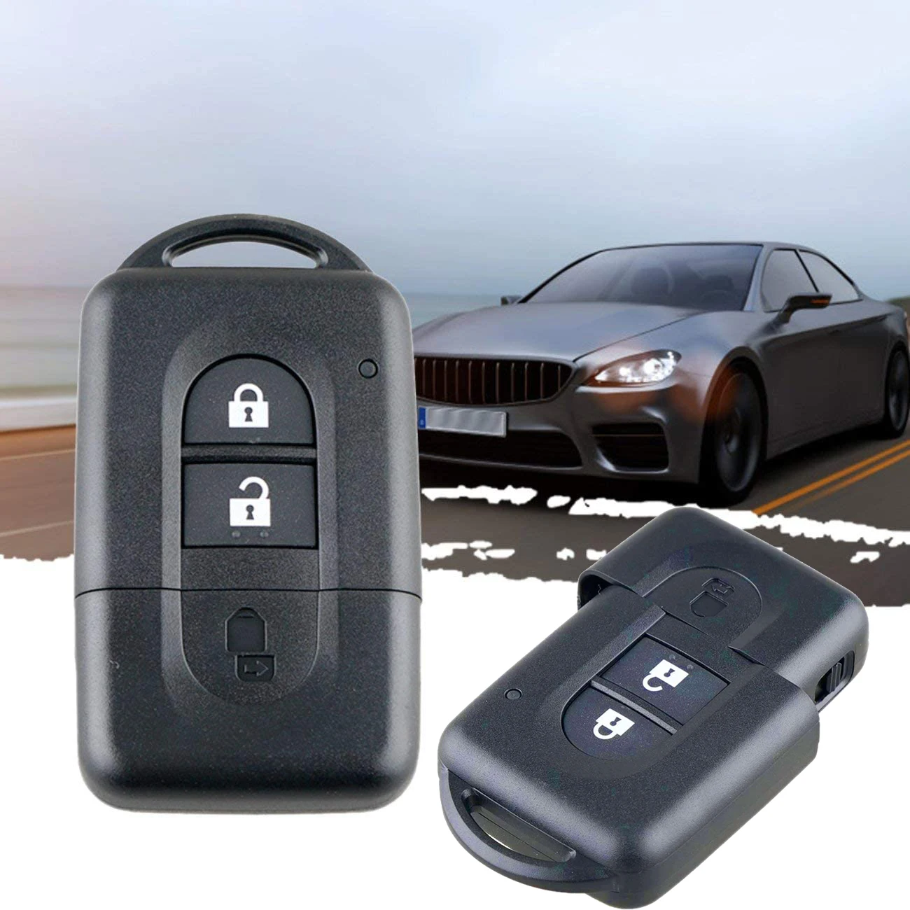 Replacement Remote Key Fob Smart Case Nissan Qashqai X-Trail MICRA Note Pathfinder Car Key Shell case key case,key case cover,car key shell
