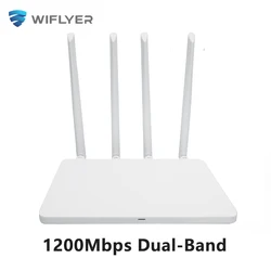 Wifly– routeur double bande Wi Fi 4G LTE, 1200Mbps, Gigabit LAN, sans fil, avec emplacement pour carte SIM, Hotspot WE2805AC A 