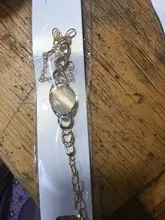 Pulseras con cadena de Color dorado multicapa para mujer, brazaletes con dije de corazón, brazaletes de cristal, novedad de 2020