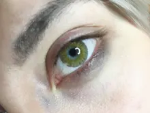 Lareen 1 par = 2 piezas de tres tonos grande de maquillaje de Ojos de lente de contacto de contactos de Color