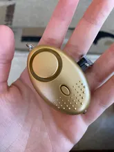 Alarma de seguridad Personal de emergencia portátil, autodefensa, 130 decibeles, luz LED, llavero de seguridad, pedante para mujer y niño