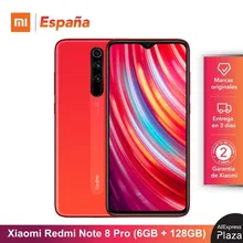Xiaomi Redmi Note 8 Pro (ROM 128 go, RAM 6 go, Cámara de 64 MP , Android, Nuevo, Libre) [Teléfono Movil Versión Global para España