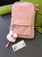 Fashion Backpack Rucksack Mochila Schoolbag Men Nylon Teenage-Girls Black Waterproof