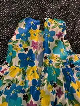 Vest Dress Flower-Print Girls Princess Cotton Korean Children Cute 14-Year Wear 5 6 7