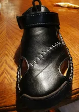 Sandalias clásicas de verano para hombre, zapatos de piel auténtica suaves transpirables, sandalias romanas para playa, zapatillas bohemias