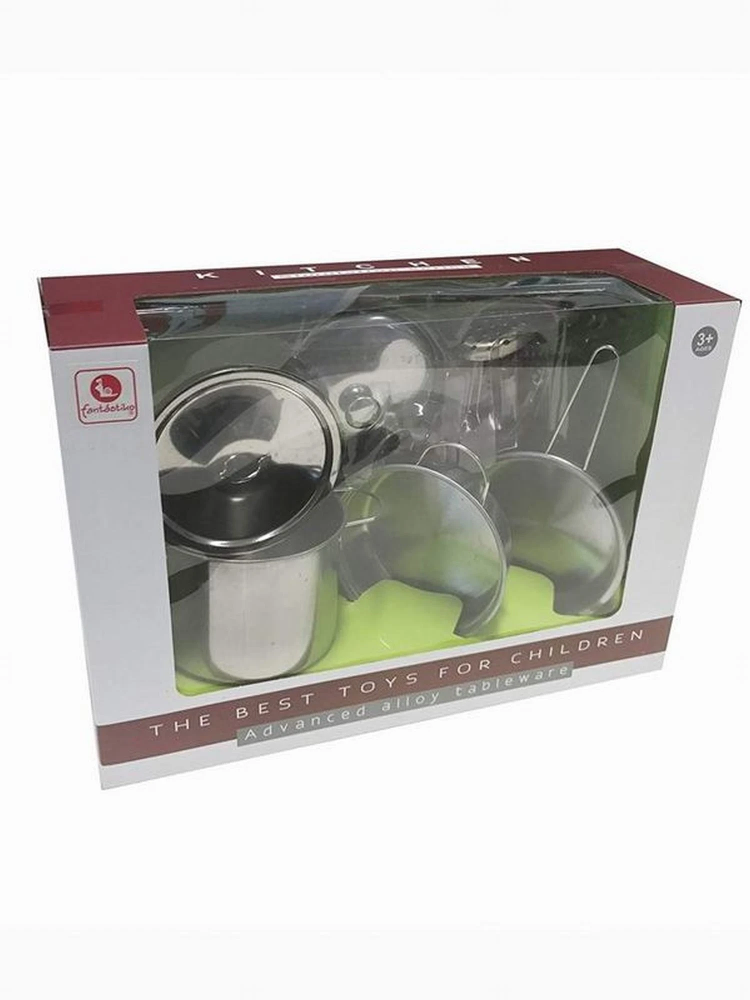 Juego de menaje metal con 7 pcs menaje juguete original cocina hogar imitación plástico|Juguetes de cocina| - AliExpress