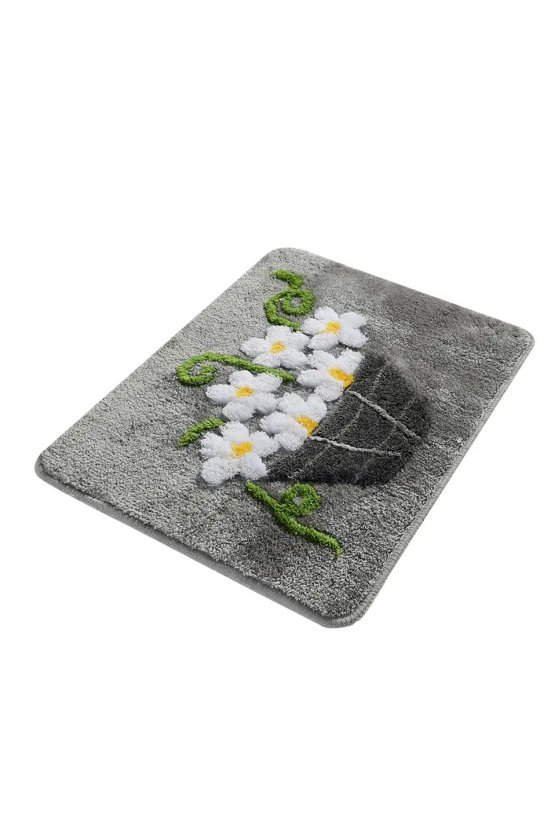 Коврик для ванной-коврики | коврик для ванной нескользящие Противоскользящие коврики Alacati Gri50X60 см