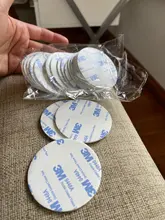 Cinta de espuma adhesiva de doble cara superfuerte 3M, soporte de fijación de montaje de puntos autoadhesivos, cinta adhesiva de montaje de dos lados, 10-100 Uds.
