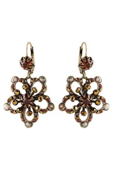 

Earrings Violet beige