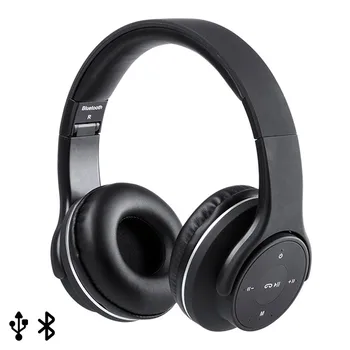 

Foldable Headphones with Bluetooth USB FM 6W Black 146131