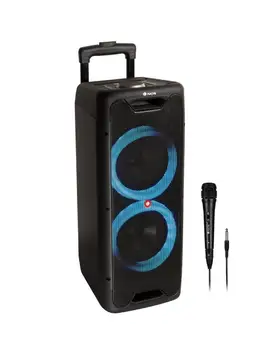 

NGS WILD JUNGLE 2 - 300W portable speaker-BLUETOOTH 5.0 TWS - USB/AUX IN-input guitar-microphone-LED lights-battery