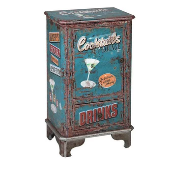

Side Table Cocktails 116268 Retro Blue (75 X 44 x 30 cm)