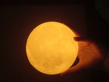 Moon-Lamp Globe Night-Light Bedroom 3d-Print Home-Decor Children Gift Creative Galaxy