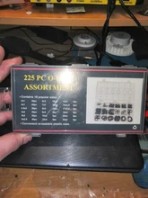 Anillos de goma de silicona de anillo O junta NBR VMQ FKM sellado O anillos arandela de nitrilo de oring conjunto Kit de surtido de conjunto de caja de anillo