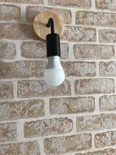 Fixtures Lighting Sconces Decorative Wall-Lamp Retro-Decor Industrial-Loft Wood Living-Room