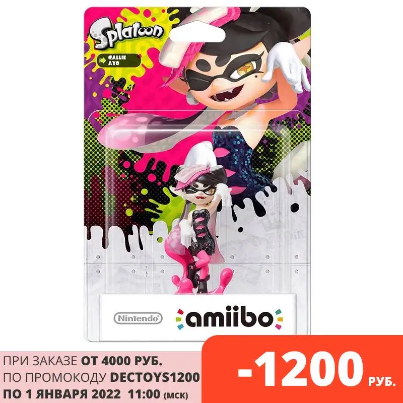Interactive figure Nintendo Switch amiibo Splatoon Callie Ayo Squid Sisters Wii WiiU 3DS | Электроника