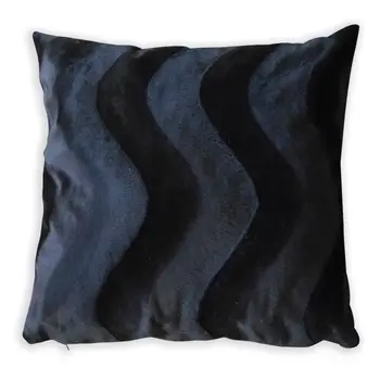 

Removable cushion O'CBO Fur-57x57 cm-Black