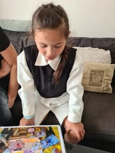 Gooporson-Camiseta holgada coreana para niñas pequeñas, conjunto de blusa de dos piezas, Camisetas largas blancas, disfraz de otoño