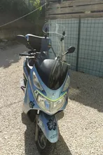 Extensión de parabrisas transparente para motocicleta, alerón de pantalla de viento, Deflector de flujo de aire ajustable, para Triumph Aprilia Honda