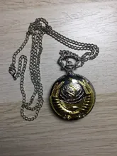 Reloj de bolsillo de cuarzo para hombres y mujeres, cadena colgante de plata, relojes para regalo, Retrato del líder de Rusia