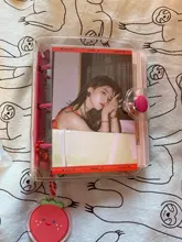 MINKYS-Mini cuaderno Kawaii de bolsillo, diario de hojas sueltas, libro de Agenda, regalo de cumpleaños, conjunto de papelería escolar coreana, 3 anillos