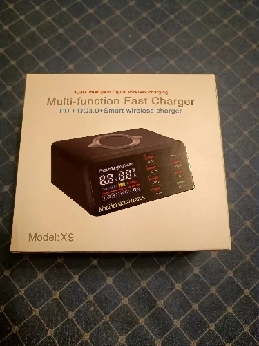 100W Multi USB laadstation Hub Draadloze oplader PD Quick Charge foto review