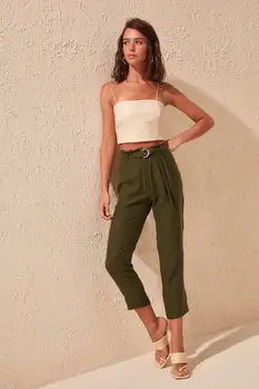 

Trendyol Belt Detail Pants TWOSS20PL0182