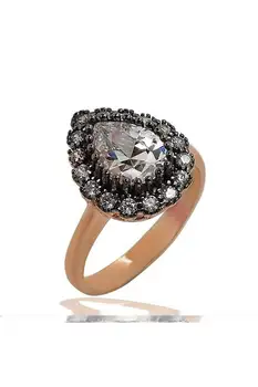 

Silver Rose Diamond Montürlü Lady Ring