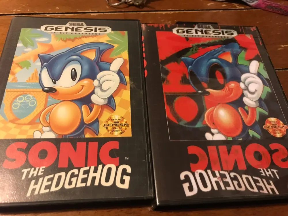 Cartão De Jogo Do Sonic 16bit Do Fantasma Md Para A Movimentação Mega De  Sega/genesis Com Caixa Varejo - Cartões De Memória - AliExpress