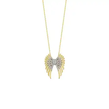 

Wing Gold Necklace 03-336-KL4146