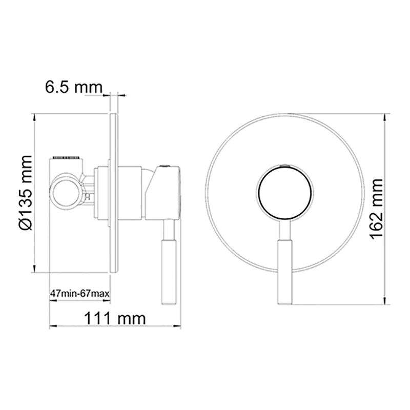 Смеситель для душа WasserKRAFT Main 4151 (Керамический картридж, защита от известковых отложений, никель-хромовое покрытие, изготовлен из латуни)