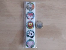 Pegatinas de dibujos animados de animales para niños 50 uds/wad, pegatina de juguetes clásicos, pegatina de recompensa para profesores de escuela, patrón de diseños de varios estilos