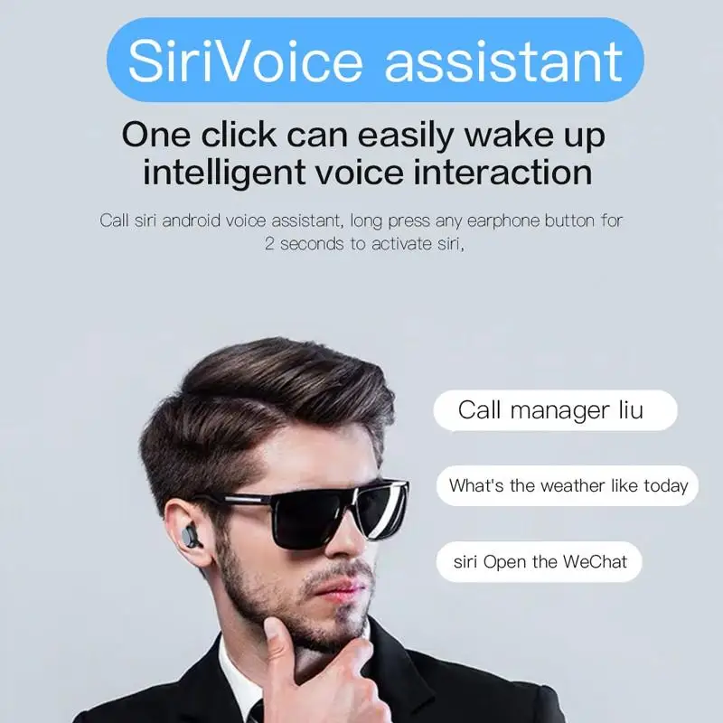 TWS Bluetooth 5 0 гарнитура водонепроницаемые Беспроводные спортивные наушники с