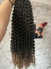 Sallyhair pasión Twist trenzas a Crochet Ombre trenzado sintético extensiones de cabello largo giros Rubio a granel Grey de la extensión del pelo