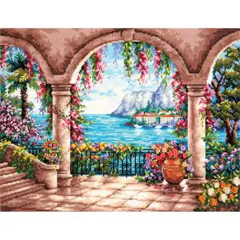 

Set for embroidery "wonderful needle" № 14382-02 "Adriatic" 40x30 cm