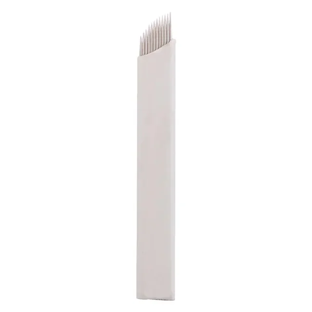

Microblading Needle 14 Pin 1 Pack 12 PCs White 123923762