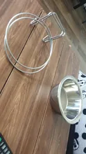 Cuenco para gatos y perros, jaula de acero inoxidable para colgar, Bol colgante de tres dimensiones