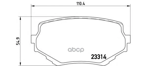 Колодки Тормозные Передние Brembo P79009 Brembo арт. P79009