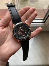 Reloj de pulsera deportivo Para Hombre, cronógrafo de cuero, estilo militar, informal, Moderno, novedad de 2021