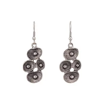 

Earrings jewelery mushrooms (Lock-hook, jewelery alloy, silver) 54426