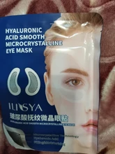 Parche ocular de microagujas para eliminación de arrugas finas, ácido hialurónico, mascarilla para ojos, ojeras, hinchazón, almohadillas para los ojos, 1 par