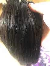 Ali Queen-extensiones de cabello humano brasileño liso, sin procesar, Color Natural, doble trama