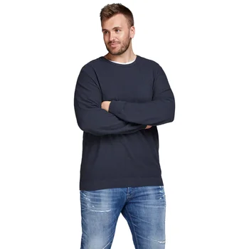 

JACK & JONES PLUS JJESTRUCTURE KNIT CREW NECK PS MEN 'S SWEATER 12144039